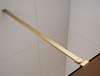 ESCA GOLD MATT jednoczęściowa kabina przysznicowa Walk-In, szkło Marron, 1000 mm