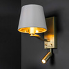 Harvey Wall Light Brushed Gold 285mm