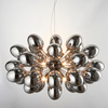 Infinity 8 Pendant Light Black Chrome