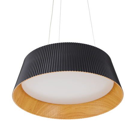 Lampa wisząca FRILL LED czarna 45 cm