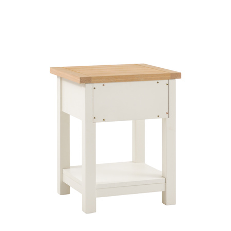 Eton 1 Drawer Bedside White