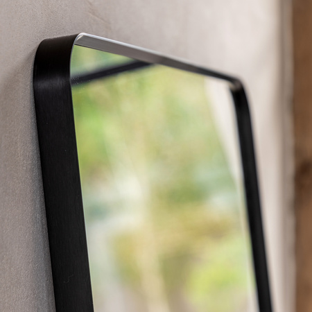 Holworth Leaner Mirror Black 700x35x1700