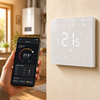 Termostat NAVIN WT410 BH-3A Wi-Fi do kotłów gazowych, biały