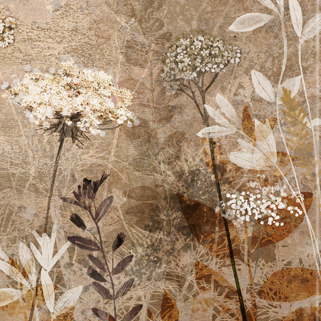 Obraz w ramie „Radiance” – brązowy / złoty, 123 × 3 × 89 cm