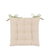 Floret Stamp Seatpads Natural 2pk 400x400mm