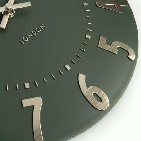 Mulberry Wall Clock Olive Green 12in