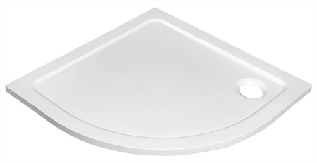TECMI brodzik prysznicowy kompozytowy, półokrągły 80x80x3cm, R55