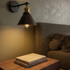 LAMPA ŚCIENNA KINKIET LOFTOWY CZARNY GUBI W1
