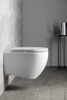 INFINITY miska WC wisząca, Rimless, 36,5x53cm, biały