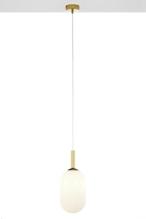 PLUUM lampa wisząca złoty szczotkowany