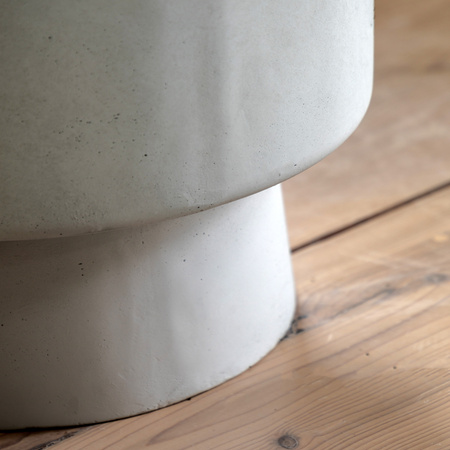 Oria Footed Outdoor Planter White 444x444x444mm