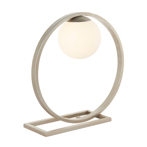 Enzo 1 Table Lamp Brushed Silver