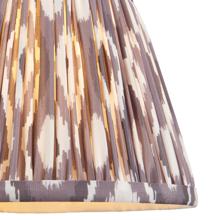 Ikat Shade Pearl Grey Fabric 145x118x200mm