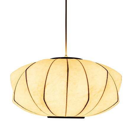 Lampa wisząca SILK V-shape biała 45 cm - nowoczesna i minimalistyczna
