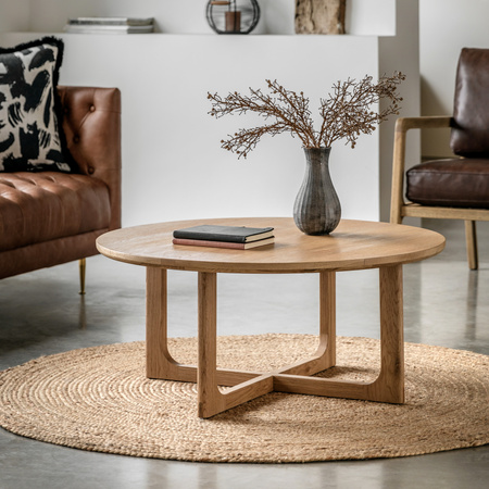 Craft Round Coffee Table Natural 900x900x400mm