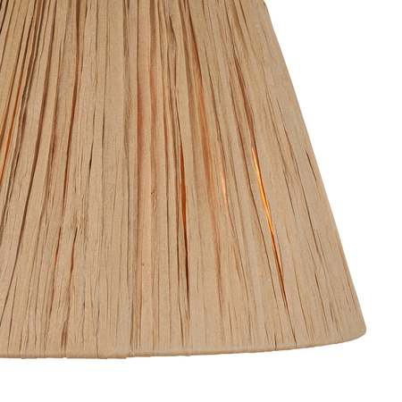 Raffia Tapered Shade Natural 160x140x240mm