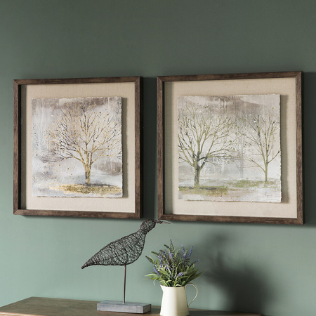Morning Mist I Framed Art 640x40x640mm