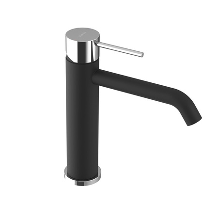 ULTRAMIX bateria umywalkowa bez odpływu, czarny mat/chrom
