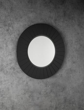 LUMIRO STRIP okrągłe lustro z oświetleniem LED w ramie średnica 90cm, carina