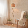Wriggle 1 Floor Lamp Brushed Aged Brass