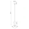 Lampa wisząca KUBBE mała S