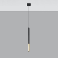 Lampa wisząca MOZAICA 1 czarny/złoto