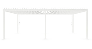 Pergola ogrodowa BIZZOTTO OCEAN 3,6X7,2 – biały