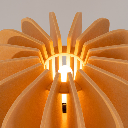 Lampa podłogowa MULA 45 żółta