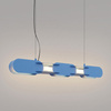 Lampa wisząca CHAIN 91 błękitna LED 4000K