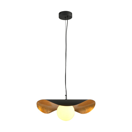 Lampa wisząca ENZO czarno złota 60 cm