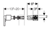 GEBERIT DUOFIX wsporniki dystansowe