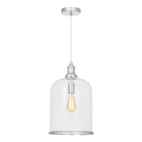 LAMPA WISZĄCA CHROMOWANA NOWOCZESNA SARINI