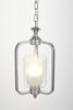 LAMPA WISZĄCA LOFT CHROMOWANA ATLANTA W1