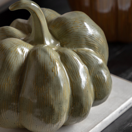 Ceramic Pumpkin Sage 210x180x170mm