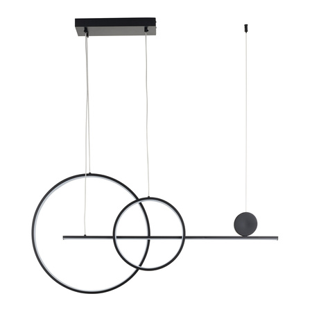 Lampa wisząca NEW AGE LED 120 cm - oprawa sufitowa czarna