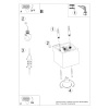 Plafon QUAD 1 szary