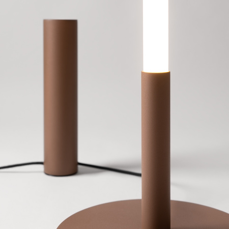 Lampa podłogowa TRANG brązowa 4000K