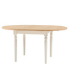 Eton Round Ext Dning Table White 1100/1500x750mm