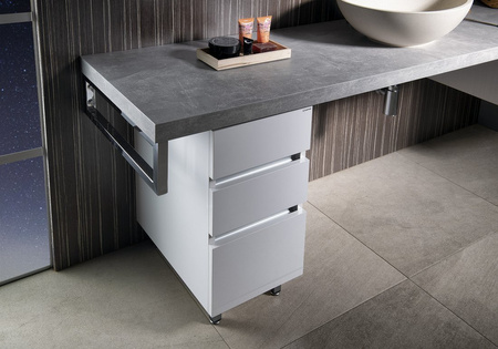 AVICE blat pod umywalkę 110x50cm, grubość 5cm, Cement