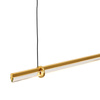 Lampa wisząca LOVELY LED złota 120 cm
