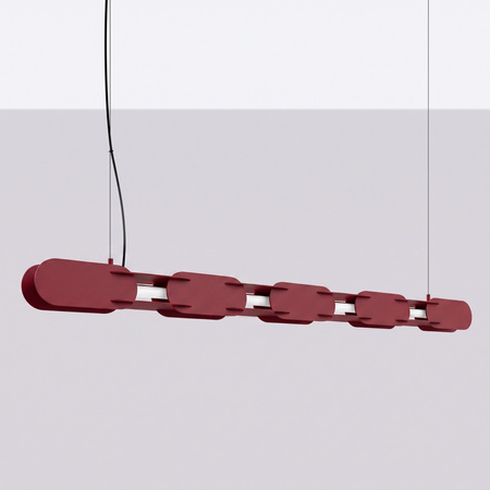 Lampa wisząca CHAIN 158 burgund LED 4000K