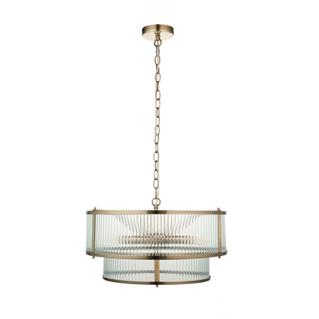 Ridgeton 5 Pendant Light Antique Brass
