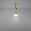 Lampa wisząca DIEGO 3 żółta