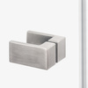 Drzwi wnękowe AVEXA NICKEL BRUSHED 1D P 110x200 szkło czyste 6mm Active Shield 2.0