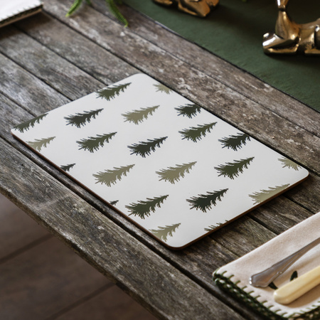 Woodland Trees Placemat & Coaster Set (4pk)