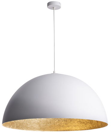 Sfera 70 biały/złoty lampa wisząca