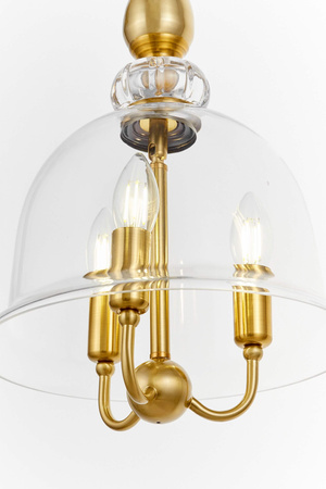 NOWOCZESNA LAMPA WISZĄCA MOSIĘŻNA MILEO W3