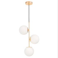 NOWOCZESNA LAMPA WISZĄCA ZŁOTA STELVIO W3