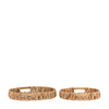 Wye Woven Round Tray Natural S/2 340x340x50mm