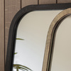 Kurva Leaner Black 565 x 1230 mm